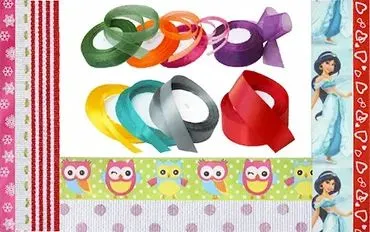 14 ORGANZA AND SATIN RIBBON