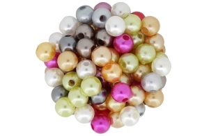 01 ACRYLIC IMITATION PLASTIC PEARLS - BALL