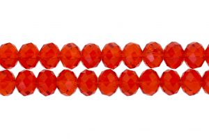 06 GLASS BEADS - FACETED RONDELLE CRYSTALS 12x9 MM