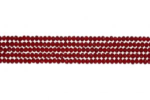 02 GLASS BEADS - FACETED RONDELLE CRYSTALS 4x3 MM