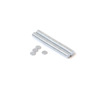 METAL ELEMENTS - NEODYMIUM MAGNET - ROUND 6x1mm - PACKAGE 120pcs.