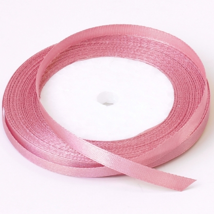 SATIN RIBBON 0.6cm - ROSE DUST 045 - 25yards(22m)