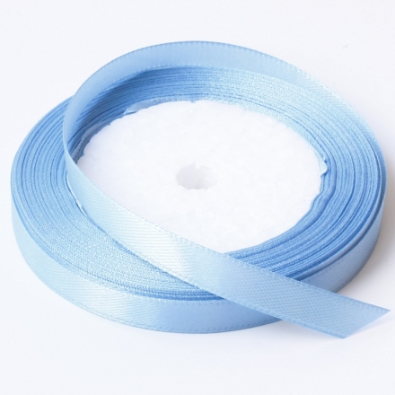 SATIN RIBBON 1.0cm - BLUE SKY 012 - PACKAGE 10х25yards(22m)