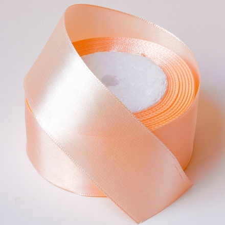 SATIN RIBBON 4.0cm - PEACH 174 - PACKAGE 5x25yards(22m)