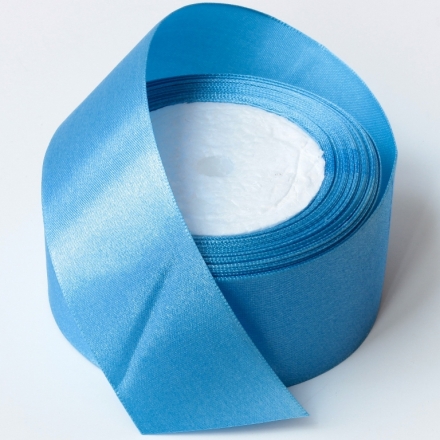 SATIN RIBBON 4.0cm - BLUE 036 - PACKAGE 5x25yards(22m)