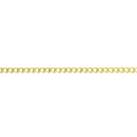 МЕТАЛЕН СИНДЖИР - TAIL EXTENSION ПЛЕТКА УДЪЛЖИТЕЛ - 0.6х3х2мм ЗЛАТИСТО - NICKEL FREE - 4метра