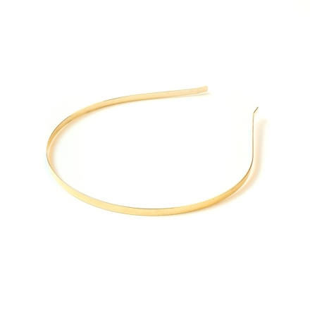 METAL ELEMENTS - HEADBAND - METAL - 120x150x5mm GOLD - 1pc.