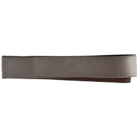 SATIN RIBBON 2.0cm - GRAY (DARK) 145 - 100yards(91m)