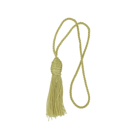 TEXTILE BEADS - TASSEL POLYESTER 03 - 6cm GOLD 24 - PACKAGE 100pcs.