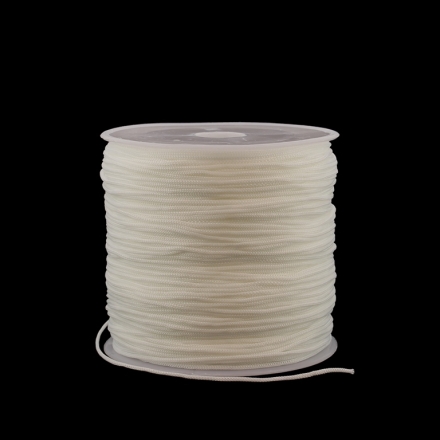 POLYESTER THREAD GSM 1.0mm - WHITE 900 - PACKAGE 10x80meters