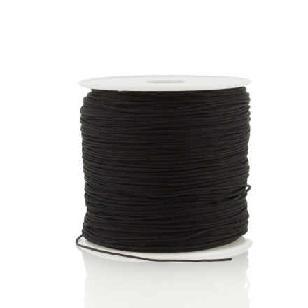 POLYESTER THREAD GSM 1.0mm - BLACK 800 - 80meters