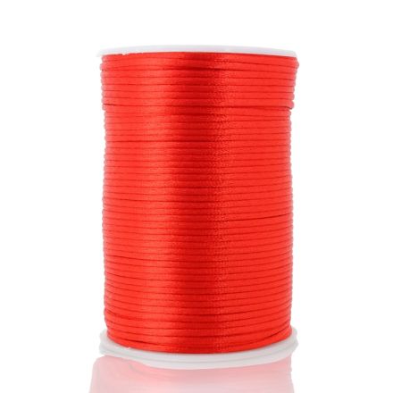 SATIN THREAD 2.0mm - RED 201 - PACKAGE 2x90meters