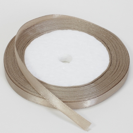 SATIN RIBBON 0.6cm - BEIGE 000 - 25yards(22m)