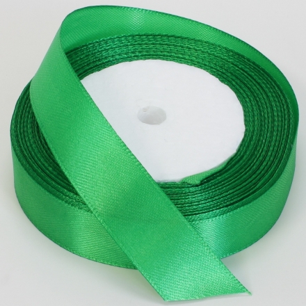 SATIN RIBBON 2.0cm - GREEN GRASSY (LIGHT) 019 - 25yards(22m)