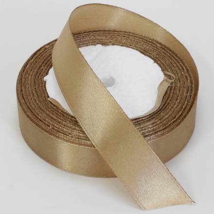 SATIN RIBBON 2.0cm - GOLD (DARK) 000 - 25yards(22m)
