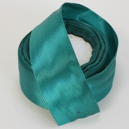 SATIN RIBBON 4.0cm - TURQUOISE (DARK) 164 - 25yards(22m)