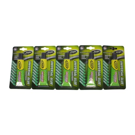 МАТЕРИАЛИ ЗА КРАФТ И ДЕКОРАЦИЯ - ЛЕПИЛА И ЛЕПЯЩИ ЛЕНТИ - УНИВЕРСАЛНО ЛЕПИЛО ДЖИП JIP - ПРОЗРАЧНО - ПАКЕТ 5х30мл.