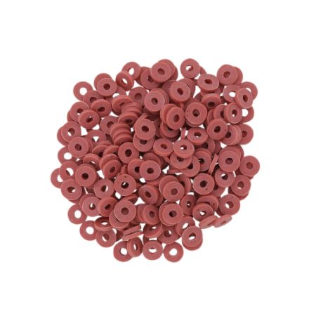 МЪНИСТА ОТ ПОЛИМЕРНА ГЛИНА ФИМО - ШАЙБА 01 - 6мм - ПЕПЕЛ ОТ РОЗИ Т. 031 - 25 гр. (625 бр.) Отвор-2.0мм