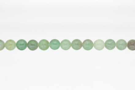 NATURAL STONE BEADS - AVENTURINE GREEN - 10mm - STRING (38pcs.) Hole-1.8mm
