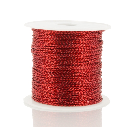 LAME THREAD 0.8mm - RED -  PACKAGE 25х20meters