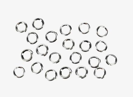 МЕТАЛНИ ЕЛЕМЕНТИ - ХАЛКИ - 0.7х4мм НИКЕЛ - NICKEL FREE - ПАКЕТ 500 гр. (14420 бр.)