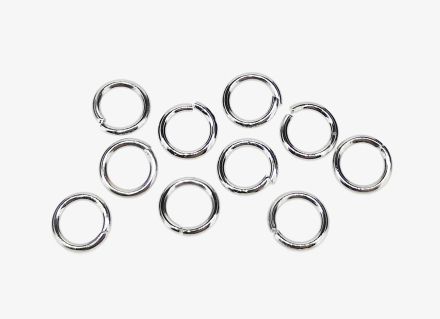 МЕТАЛНИ ЕЛЕМЕНТИ - ХАЛКИ - 0.9х6мм НИКЕЛ - NICKEL FREE - ПАКЕТ 500 гр. (6060 бр.)