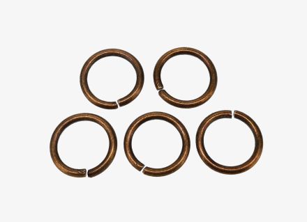 МЕТАЛНИ ЕЛЕМЕНТИ - ХАЛКИ - 2х16мм МЕДНО - 50 гр. (43 бр.)