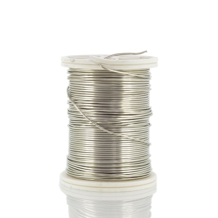 METAL ELEMENTS - COPPER WIRE - 0.8mm SILVER 03 - 1pc. (8.5m)