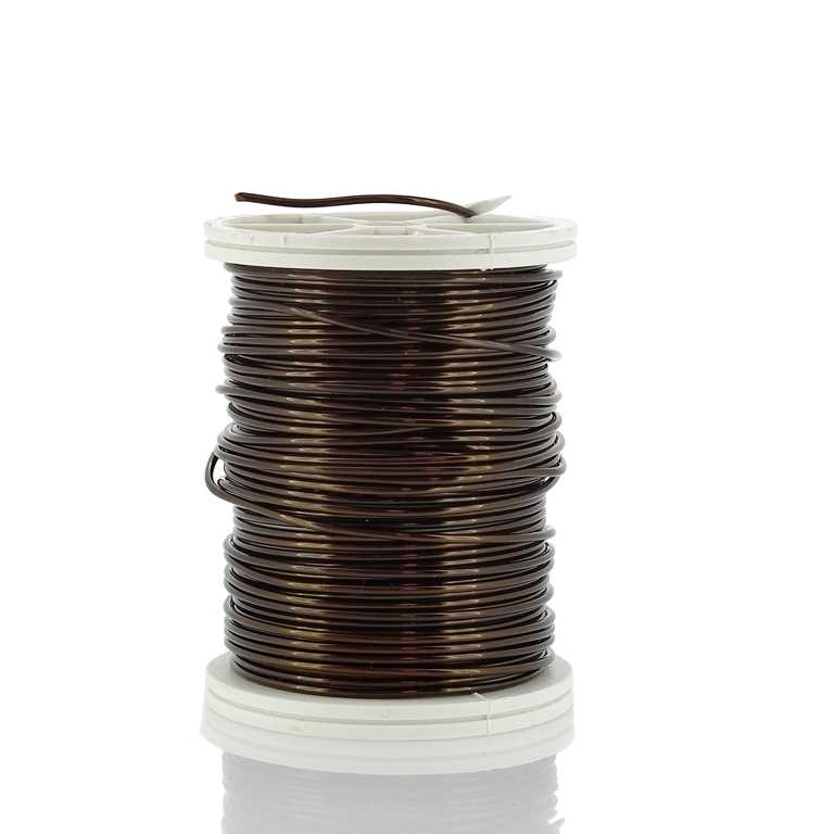 METAL ELEMENTS - COPPER WIRE - 1.0mm BROWN (DARK) - 6x6.5meters