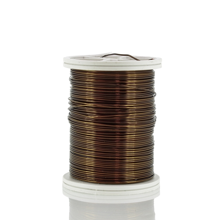 METAL ELEMENTS - COPPER WIRE - 0.6mm BROWN 12 - 1pc. (13m)