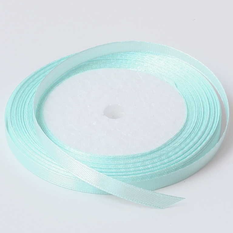 SATIN RIBBON 0.6cm - BLUE (LIGHT) 010 - 25yards(22m)