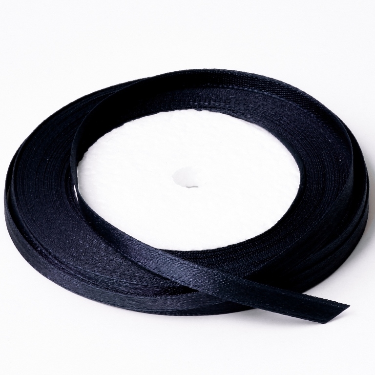 SATIN RIBBON 0.6cm - BLUE (DARK) 092 - 25yards(22m)