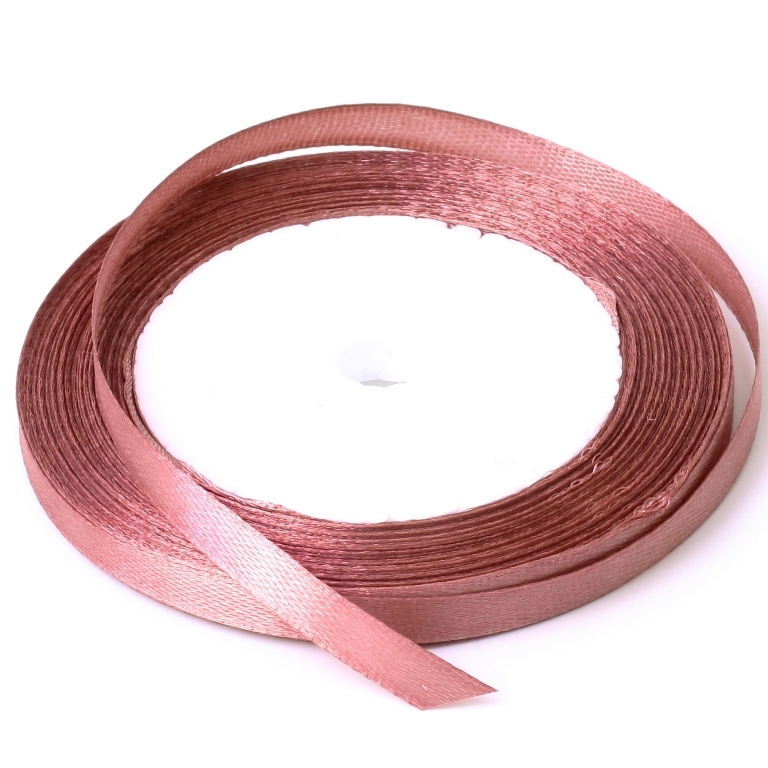 SATIN RIBBON 0.6cm - ROSE DUST 102 - 25yards(22m)