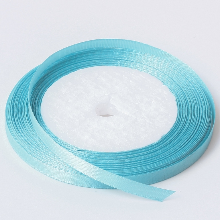 SATIN RIBBON 0.6cm - BLUE 062 - 25yards(22m)