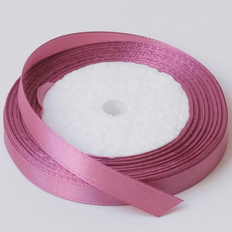 SATIN RIBBON 1.0cm - ROSE DUST 107 - 25yards(22m)