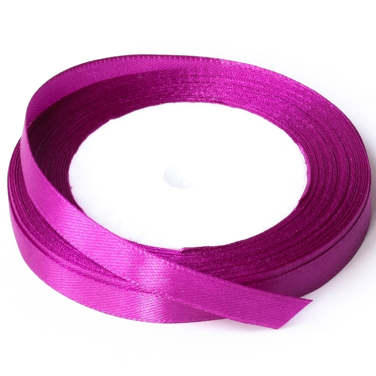 SATIN RIBBON 1.0cm - VIOLET (DARK) 034 - 25yards(22m)