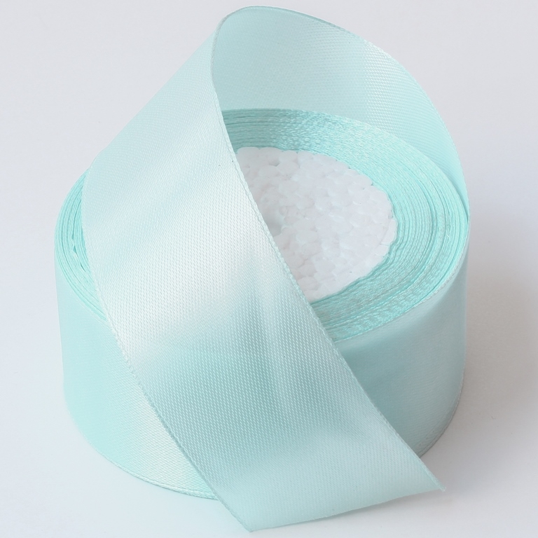 SATIN RIBBON 4.0cm - BLUE (LIGHT) 010 - PACKAGE 5x25yards(22m)