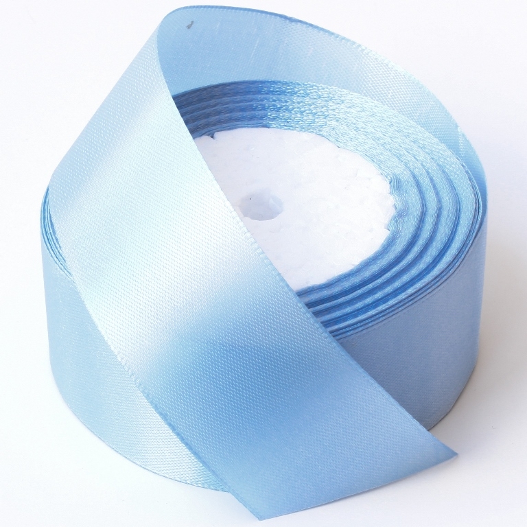 SATIN RIBBON 4.0cm - BLUE SKY 012 - PACKAGE 5x25yards(22m)