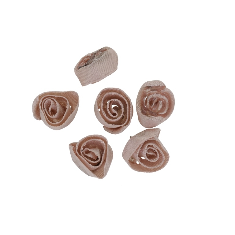 TEXTILE BEADS - SATIN - ROSE 02 - 14mm ROSE DUST (LIGHT) 041 - PACKAGE 500pcs.