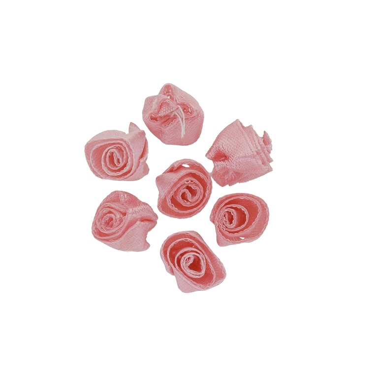 TEXTILE BEADS - SATIN - ROSE 02 - 14mm ROSE DUST (LIGHT) 121 - PACKAGE 500pcs.