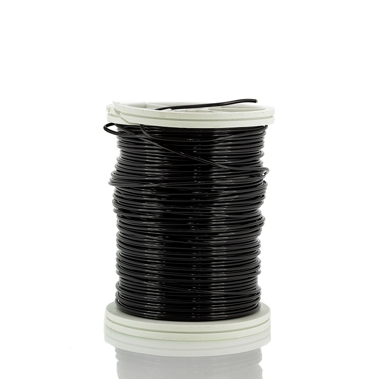 METAL ELEMENTS - COPPER WIRE - 0.8mm BLACK 15 - 6x8.5meters