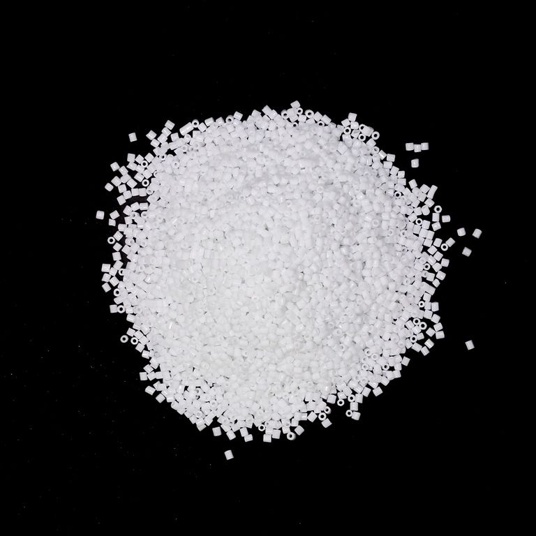 СТЪКЛЕНИ МЪНИСТА СИНЦИ - ПРЪЧИЦИ ШЕСТОСТЕН 2х2мм - ПЛЪТНИ - БЯЛО 41 - ПАКЕТ 450 гр. Отвор-0.8мм