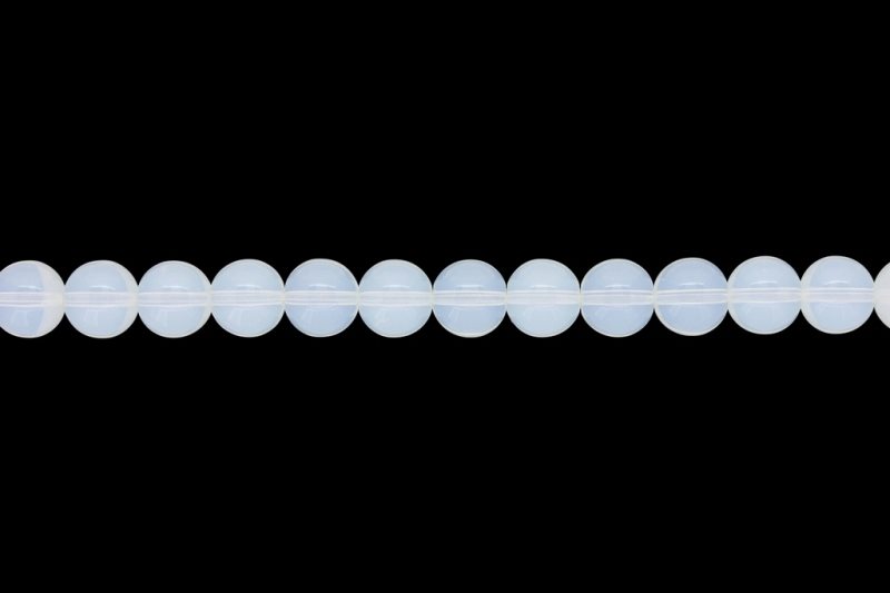 NATURAL STONE BEADS - MOONSTONE - 10mm - STRING (38pcs.) Hole-1.8mm