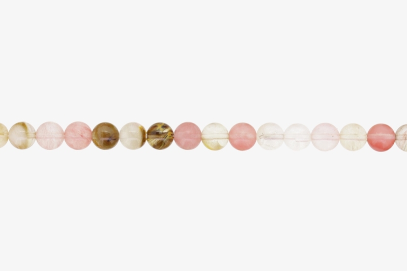 NATURAL STONE BEADS - TOURMALINE - 8mm - STRING (48pcs.) Hole-1.6mm