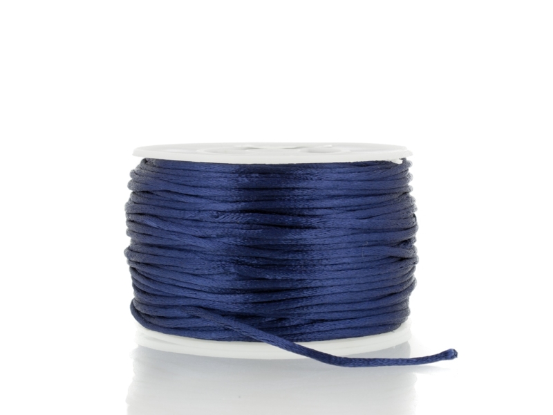 SATIN THREAD 2.0mm - BLUE (DARK) 39 - 50yards(45m)