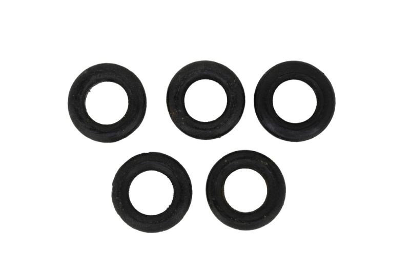 WOODEN RINGS - 24x6mm BLACK - 25 pcs. Hole-14.0mm