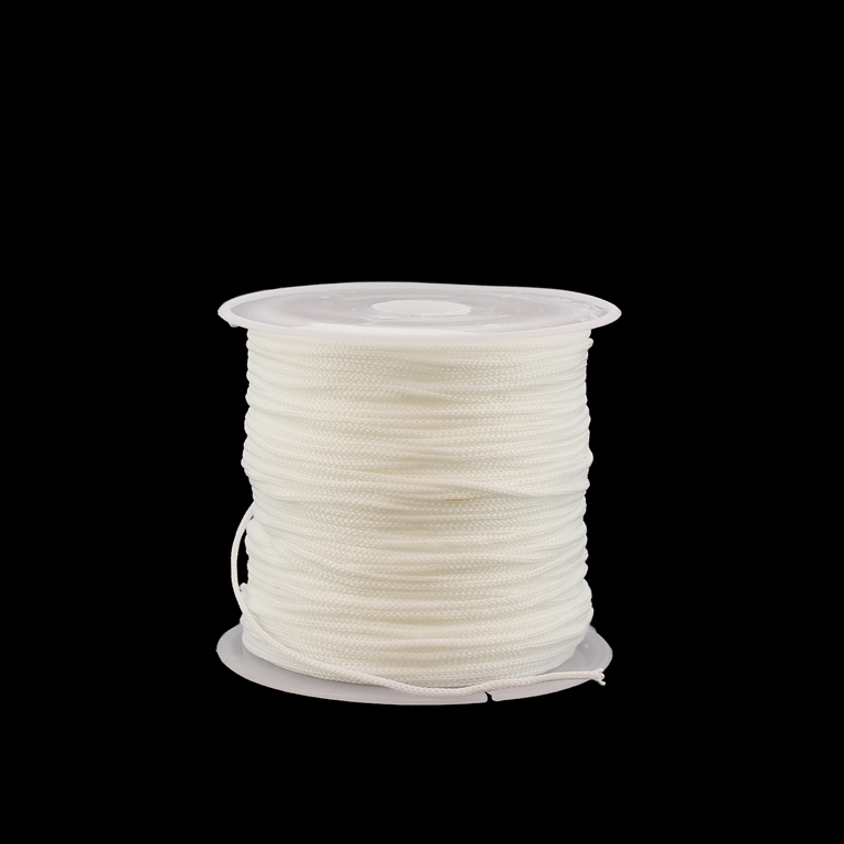 POLYESTER THREAD GSM 1.0mm - WHITE 02 - 25х30meters