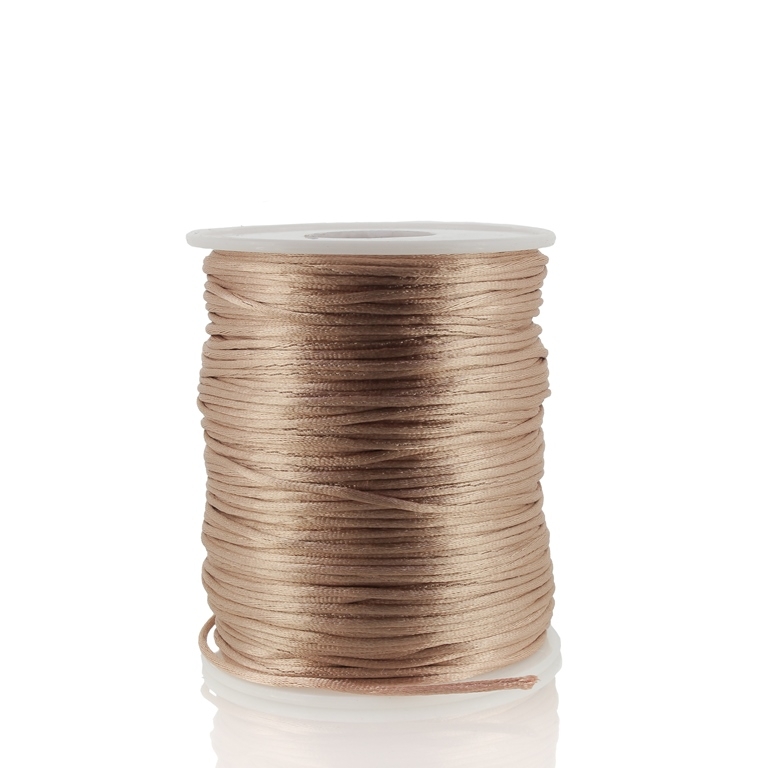 SATIN THREAD 1.0mm - BEIGE 59 - PACKAGE 2х100yards(91m)