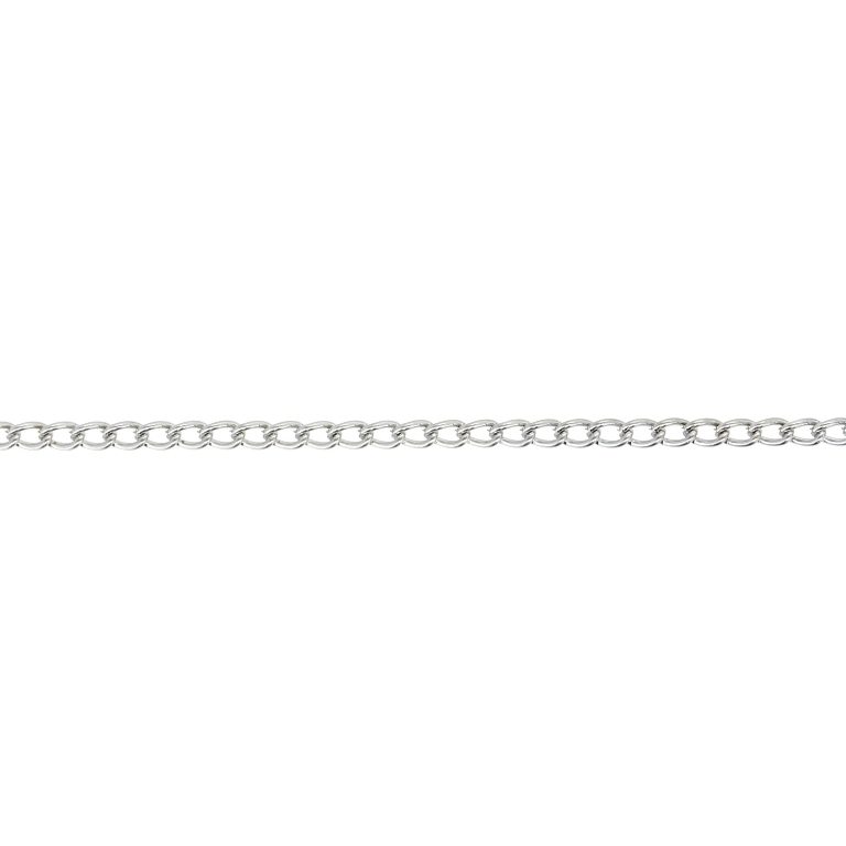 METAL CHAIN - TAIL EXTENSION EXTENSION - 0.5x2.5x2mm NICKEL - NICKEL FREE - 4meters