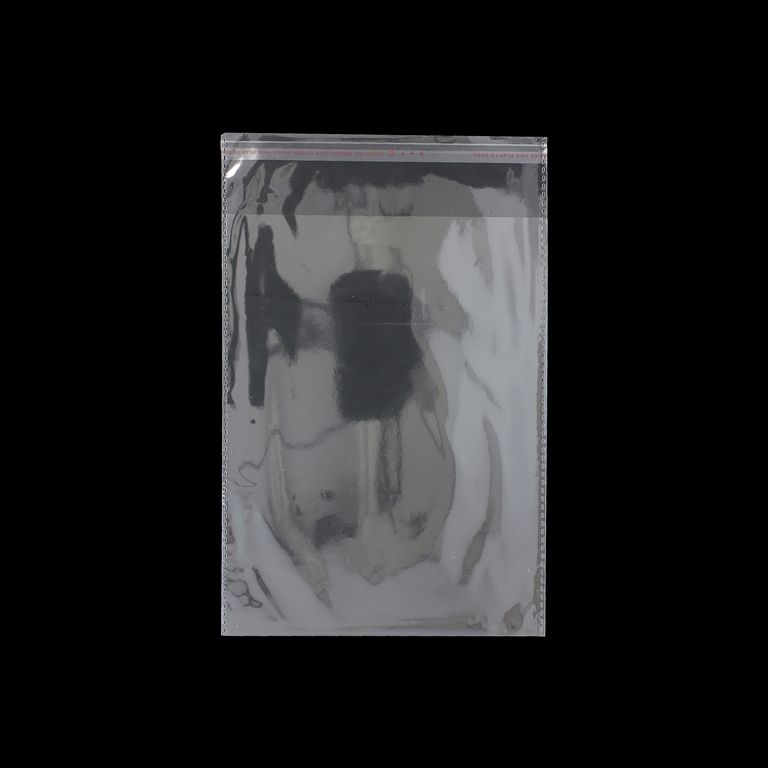 PACKAGING - CELLOPHANE ENVELOPE - TRANSPARENT - 16x20+4cm (30µ) - 100pcs.